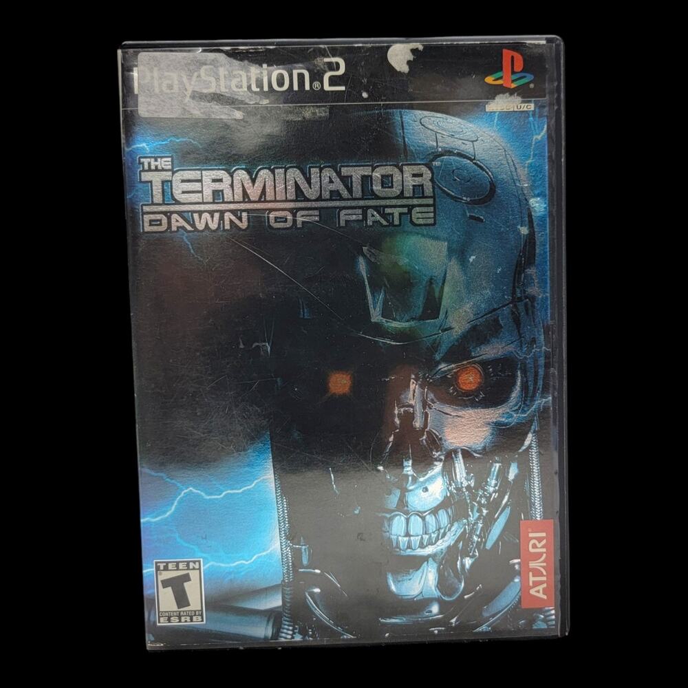 The Terminator Dawn of Fate Sony PlayStation 2 PS2 Game Original Case Atari 2002